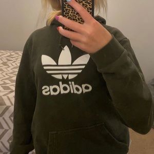 army Green adidas hoodie